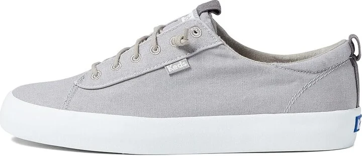 Keds Kickback Canvas Slip On Women's Shoes Grey : 5 B - Medium, Canvas/Cotton - Image 6