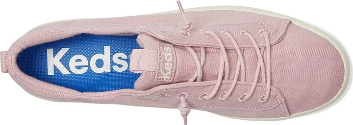 Keds Kickback Canvas Slip On Women's Shoes Mauve Washed Twill : 7 B - Medium, Canvas/Cotton - Image 2
