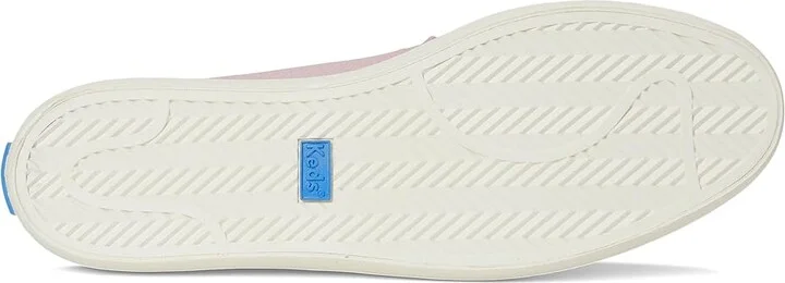 Keds Kickback Canvas Slip On Women's Shoes Mauve Washed Twill : 7 B - Medium, Canvas/Cotton - Image 3