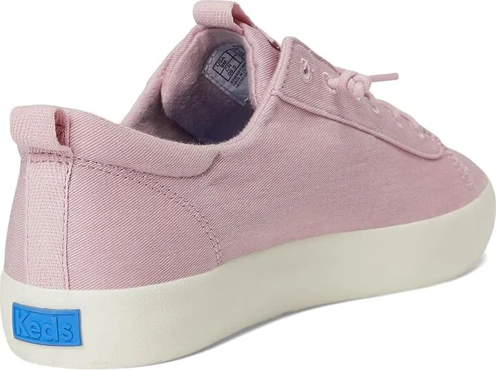 Keds Kickback Canvas Slip On Women's Shoes Mauve Washed Twill : 7 B - Medium, Canvas/Cotton - Image 4