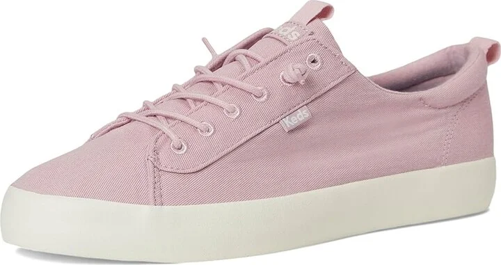 Keds Kickback Canvas Slip On Women's Shoes Mauve Washed Twill : 7 B - Medium, Canvas/Cotton - Image 5