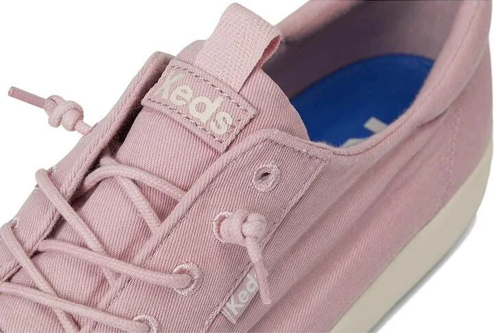Keds Kickback Canvas Slip On Women's Shoes Mauve Washed Twill : 7 B - Medium, Canvas/Cotton - Image 7