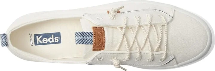 Keds Kickback Canvas Slip On Women's Shoes Nautical White/Navy : 9.5 B - Medium, Canvas/Cotton - Image 2