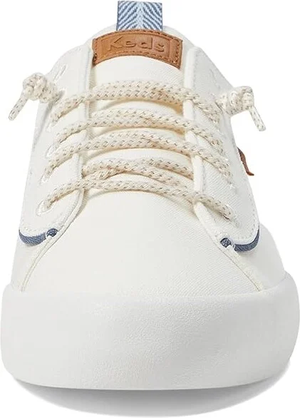 Keds Kickback Canvas Slip On Women's Shoes Nautical White/Navy : 9.5 B - Medium, Canvas/Cotton - Image 5