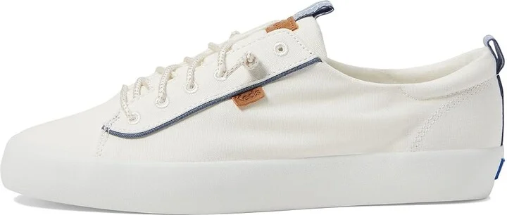 Keds Kickback Canvas Slip On Women's Shoes Nautical White/Navy : 9.5 B - Medium, Canvas/Cotton - Image 6