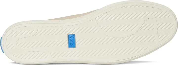 Keds Kickback Canvas Slip On Women's Shoes Oatmeal Washed Twill : 7.5 B - Medium, Canvas/Cotton - Image 3