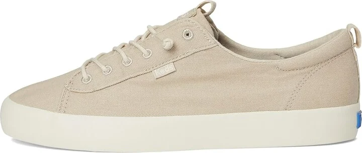 Keds Kickback Canvas Slip On Women's Shoes Oatmeal Washed Twill : 7.5 B - Medium, Canvas/Cotton - Image 6