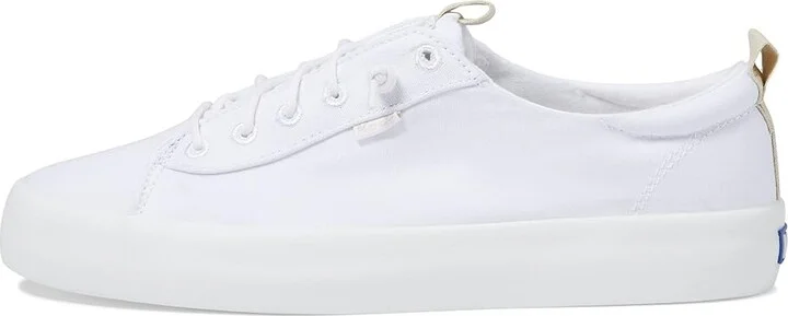 Keds Kickback Canvas Slip On Women's Shoes White : 5 B - Medium, Canvas/Cotton - Image 6