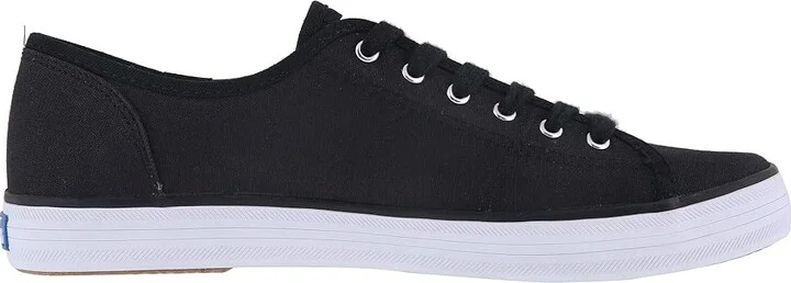 Keds Kickstart Lace Up Women's Lace up casual Shoes Black : 5 B - Medium, Canvas - Image 8