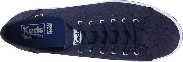 Keds Kickstart Lace Up Women's Lace up casual Shoes Navy : 5.5 B - Medium, Canvas - Image 3