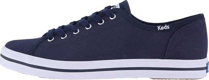 Keds Kickstart Lace Up Women's Lace up casual Shoes Navy : 5.5 B - Medium, Canvas - Image 7