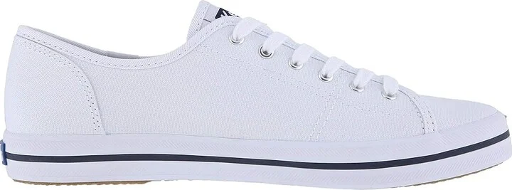 Keds Kickstart Lace Up Women's Lace up casual Shoes White : 5 B - Medium, Canvas - Image 8