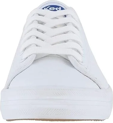 Keds Kickstart Lace Up Women's Lace up casual Shoes White/Blue : 5 B - Medium, Leather - Image 6