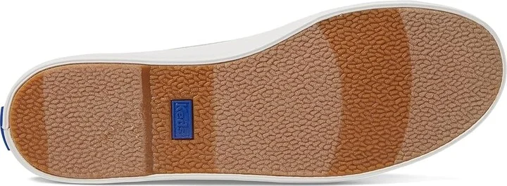Keds Kickstart Lace Up Women's Shoes Silver Textile : 7.5 B - Medium - Image 3