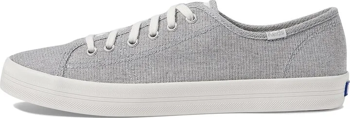 Keds Kickstart Lace Up Women's Shoes Silver Textile : 7.5 B - Medium - Image 6