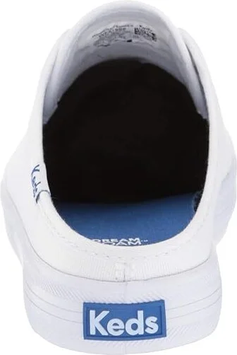 Keds Kickstart Mule Slip On Women's Shoes White : 5 B - Medium, Canvas - Image 4
