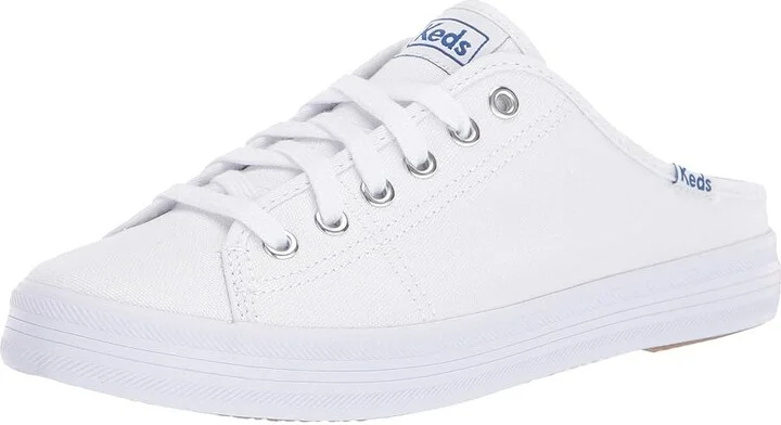 Keds Kickstart Mule Slip On Women's Shoes White : 5 B - Medium, Canvas - Image 6