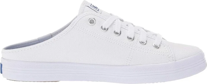 Keds Kickstart Mule Slip On Women's Shoes White : 5 B - Medium, Canvas - Image 7