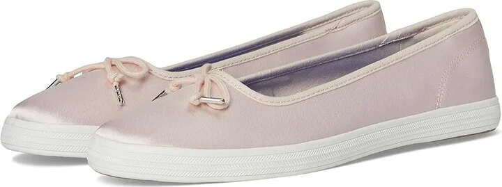 Keds Maisie Ballet Slip-On Women's Shoes Blush Satin : 5.5 B - Medium