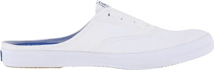 Keds Moxie Mule Slip On Women's Lace up casual Shoes White : 6.5 B - Medium, Canvas - Image 8
