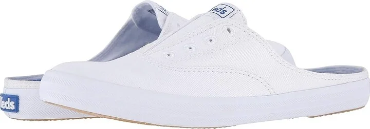 Keds Moxie Mule Slip On Women's Lace up casual Shoes White : 6.5 B - Medium, Canvas