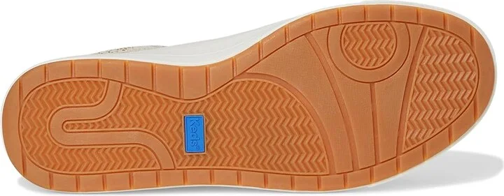 Keds Park Lace Up Women's Shoes Gold Metallic Snake Foil Suede : 5 B - Medium, Canvas - Image 3