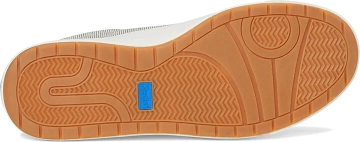 Keds Park Lace Up Women's Shoes Snow White/Oatmeal Seed Stripe : 10 B - Medium, Canvas - Image 3