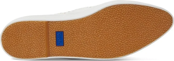 Keds Point Lace Up Women's Shoes Cream Lace Celebrations : 8 B - Medium, Canvas - Image 3