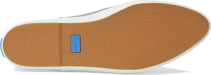 Keds Point Slingback Women's Shoes Silver Washed Metallic Suede : 6.5 B - Medium, Leather - Image 3