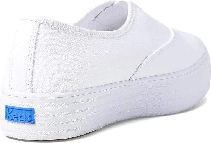 Keds Point Slip On Women's Shoes White Canvas : 8.5 B - Medium - Image 4