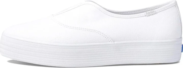 Keds Point Slip On Women's Shoes White Canvas : 8.5 B - Medium - Image 6