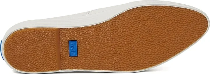 Keds Point Slip On Women's Shoes White Leather : 5 B - Medium, Canvas - Image 3