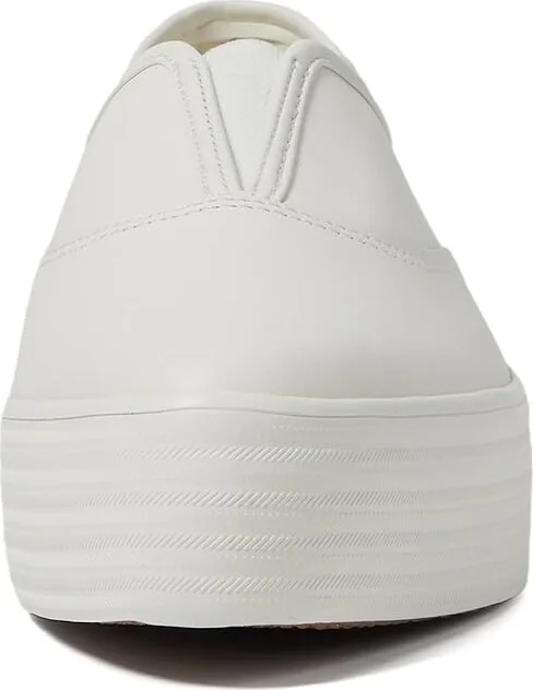 Keds Point Slip On Women's Shoes White Leather : 5 B - Medium, Canvas - Image 5