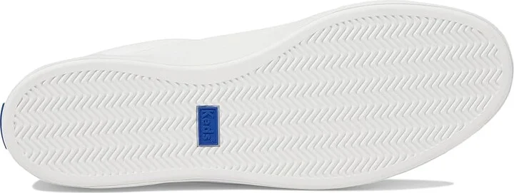 Keds Pursuit Lace Up Women's Shoes White/Blush Leather : 7.5 D - Wide - Image 3