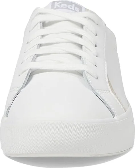 Keds Pursuit Lace Up Women's Shoes White/Blush Leather : 7.5 D - Wide - Image 5