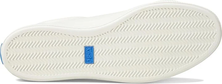 Keds Pursuit Lace Up Women's Shoes White/Cognac Leather : 10 D - Wide - Image 3