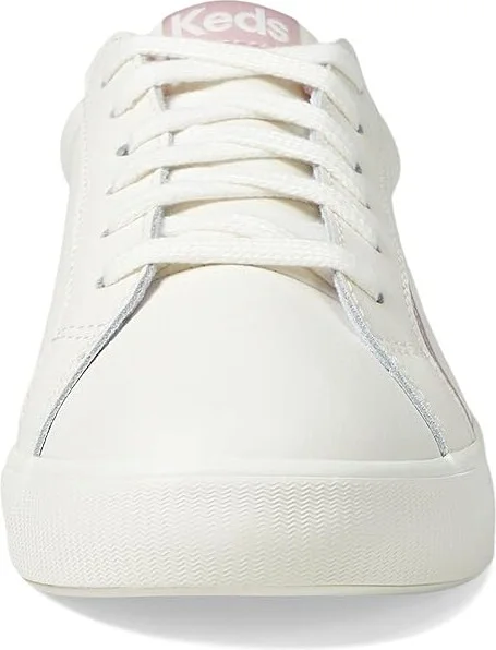 Keds Pursuit Lace Up Women's Shoes White/Cognac Leather : 10 D - Wide - Image 5