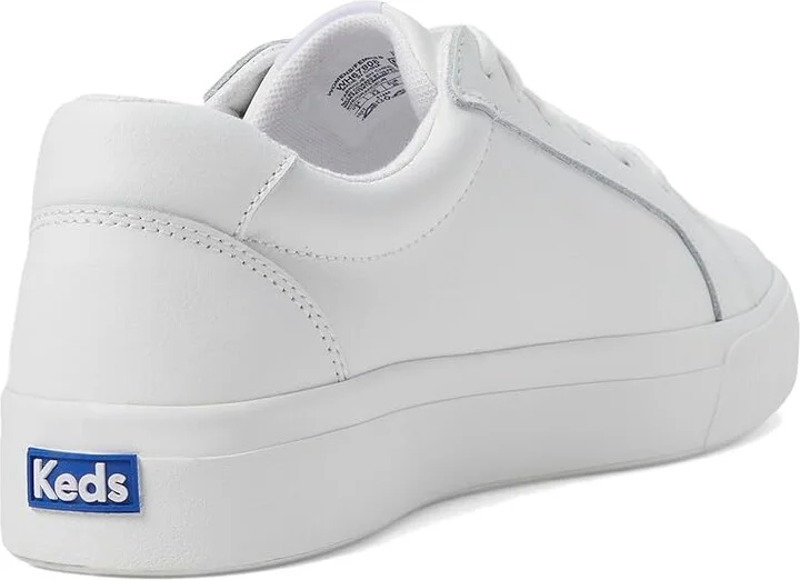 Keds Pursuit Lace Up Women's Shoes White Leather : 9 D - Wide - Image 4