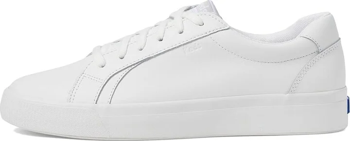 Keds Pursuit Lace Up Women's Shoes White Leather : 9 D - Wide - Image 6