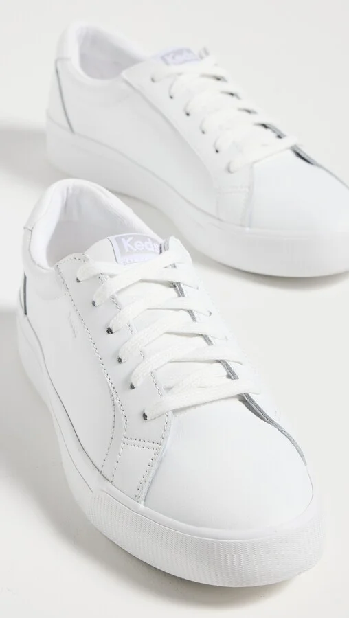 Keds Pursuit Leather Sneakers - Image 2