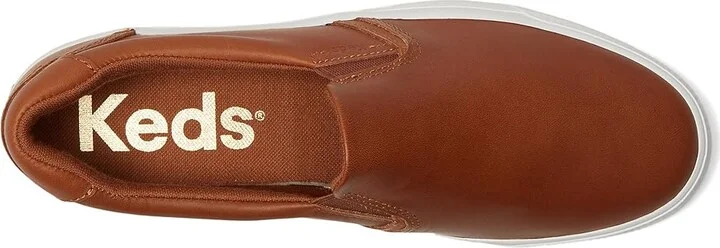 Keds Pursuit Slip On Women's Shoes Cognac Leather : 8.5 B - Medium - Image 2