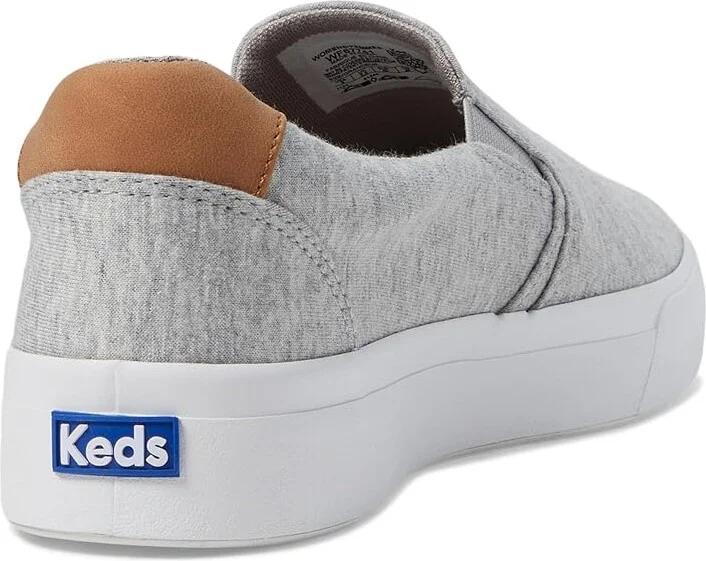 Keds Pursuit Slip On Women's Shoes Grey Jersey : 11 D - Wide, Textile - Image 4