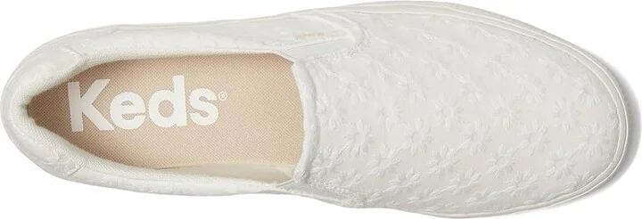 Keds Pursuit Slip On Women's Shoes Snow White Eyelet : 6.5 D - Wide, Textile - Image 2
