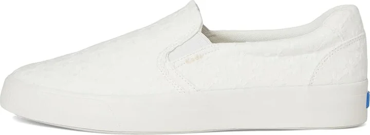 Keds Pursuit Slip On Women's Shoes Snow White Eyelet : 6.5 D - Wide, Textile - Image 6