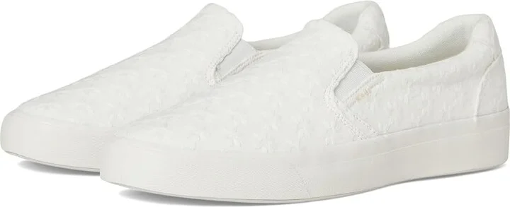 Keds Pursuit Slip On Women's Shoes Snow White Eyelet : 6.5 D - Wide, Textile