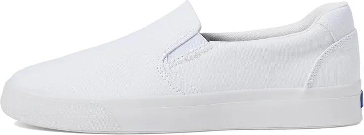 Keds Pursuit Slip On Women's Shoes White Canvas : 6.5 B - Medium, Textile - Image 6