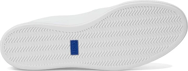 Keds Pursuit Slip On Women's Shoes White Leather : 5.5 B - Medium, Textile - Image 3