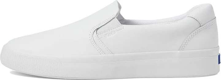 Keds Pursuit Slip On Women's Shoes White Leather : 5.5 B - Medium, Textile - Image 6