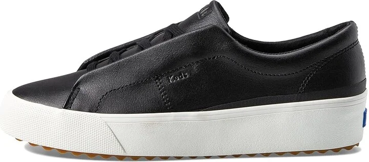 Keds Remi Leather Slip On Women's Shoes Black Leather : 5 B - Medium, Leather/Synthetic - Image 6