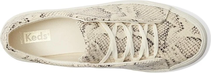 Keds Remi Leather Slip On Women's Shoes Cream Snakeskin Leather : 11 B - Medium - Image 2